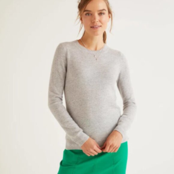 Boden Sweaters - Boden‎ Cashmere Crew Neck Jumper Grey Size Large